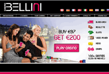 Casinobellini.com screenshot Deposit Bonus & Review