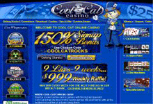 CoolCatCasino.com screenshot Deposit Bonus & Review