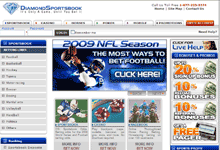 Diamond Sportsbook Screenshot Bonus Code & Review