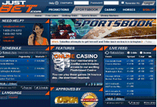 justbet.com screen shot Deposit Bonus & Review