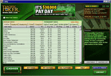 PacificPoker screenshot SignUp bonus code and review