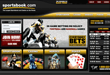 Sportsbook.com screenshot Deposit Bonus & Review