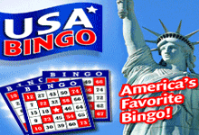 USAbingo.com screen shot Deposit Bonus & Review